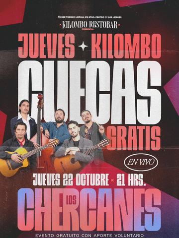 Jueves de Cueca Gratis con Los Chercanes