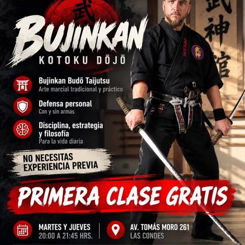 Clases de Bujinkan en Kotoku Dojo