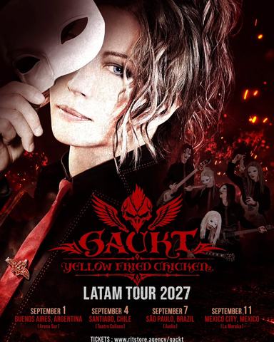 Gackt - Latinoamérica Tour 2027