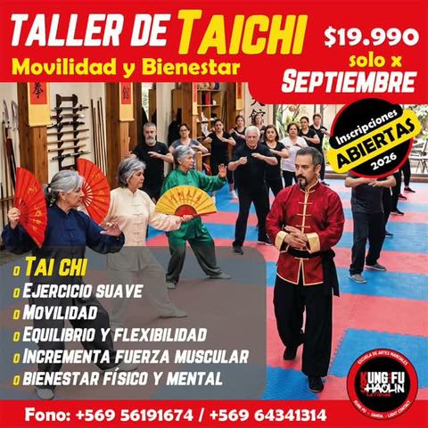 Clases de Taichi para Adulto Mayor