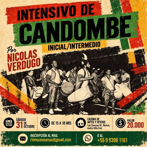 Intensivo de Candombe con Nicolás Verdugo