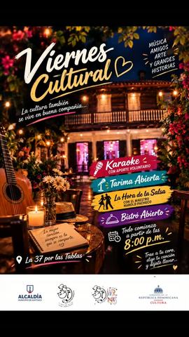 Viernes Cultural en La 37 por las Tablas
