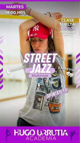 Street Jazz Multinivel - Hugo Urrutia Academia