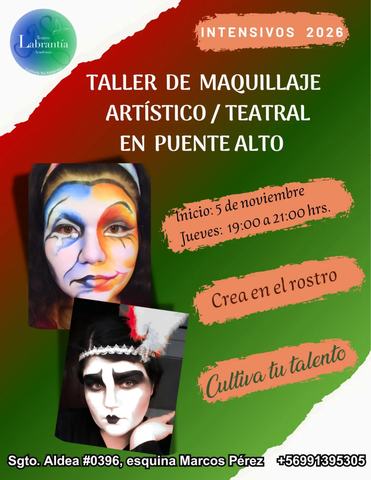Taller Intensivo Maquillaje Artístico/Teatral