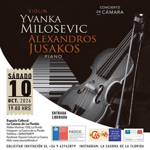 Concierto de Cámara: Violín & Piano
