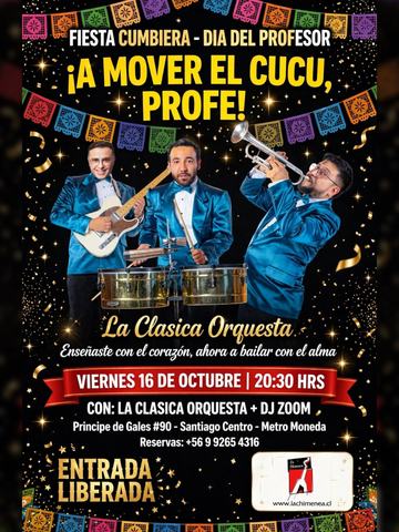 Fiesta Cumbiera Día del Profesor