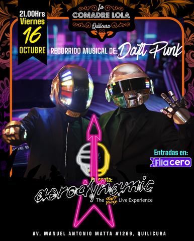 Recorrido Musical de Daft Punk por Aerodynamic