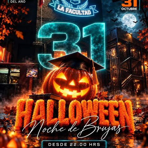 Halloween Noche de Brujas en La Facultad