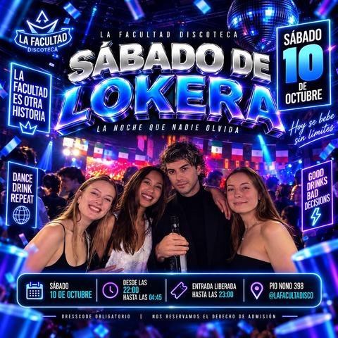 La Facultad Disco - Sábado de Lokera