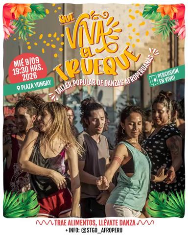 Clases populares de danza en Plaza Yungay