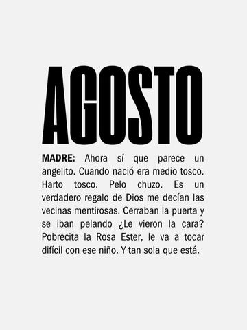 Agosto (Se arrienda pieza para mujer sola)