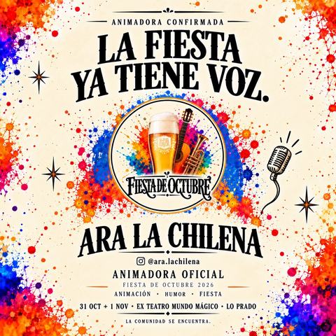 Fiesta de Octubre con Ara La Chilena