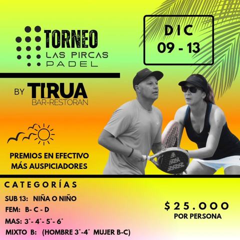 Torneo Las Pircas Padel