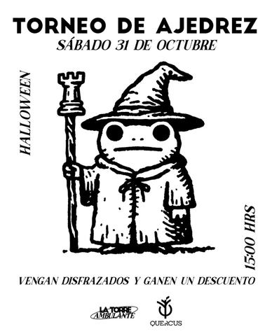 Torneo de Ajedrez Halloween La Torre Ambulante