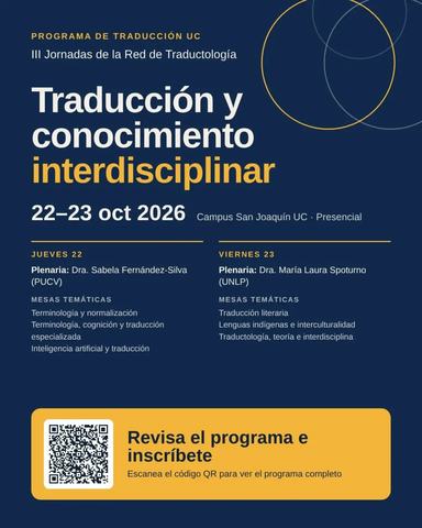 III Jornadas de la Red de Traductología