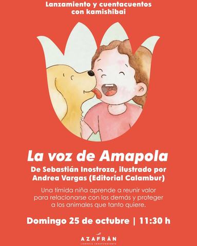 Lanzamiento «La voz de Amapola» y cuentacuentos