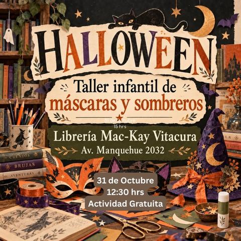Taller Infantil de Máscaras y Sombreros Halloween