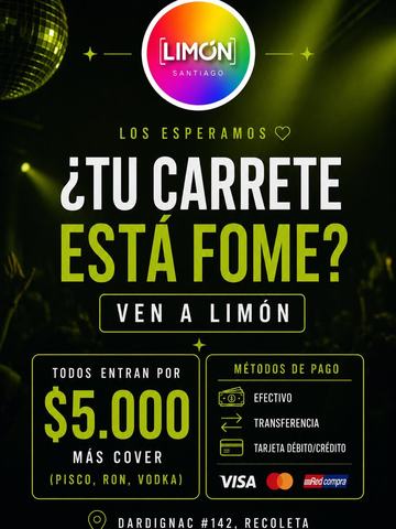 Noche en XLimon Club Santiago