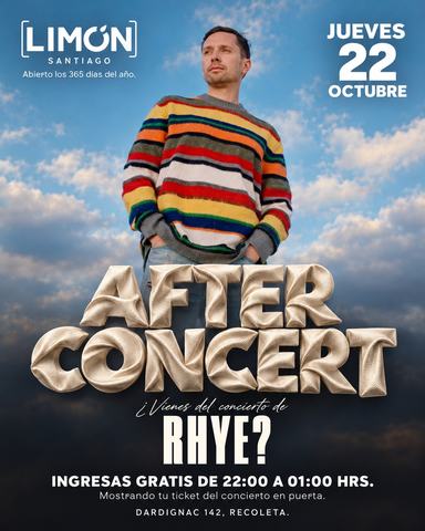 After Concert Rhye - Limón