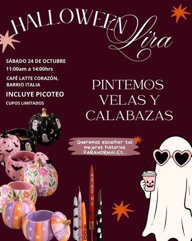Halloween Yira: Pintar Calabazas y Velas
