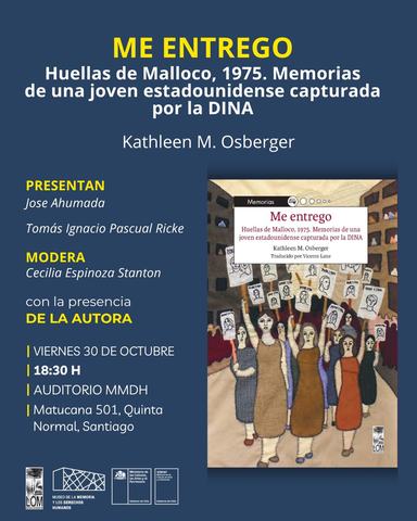 Presentación Me entrego, de Kathleen M. Osberger