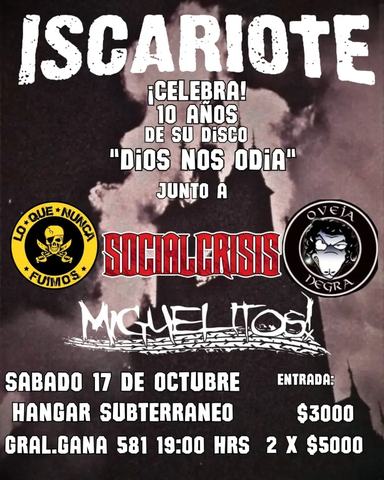 Concierto ISCARIOTE + Loquenunca Fuimos