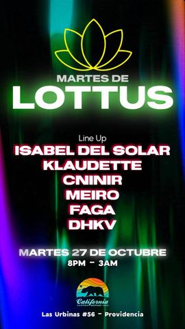 Martes de Lottus: Isabel del Solar and more