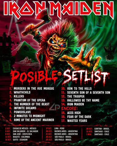 Iron Maiden - Run For Your Lives Tour