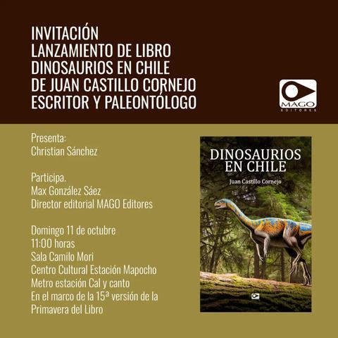 Lanzamiento libro "Dinosaurios en Chile"
