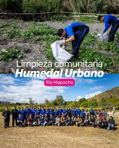 Jornada de limpieza Humedal Río Mapocho