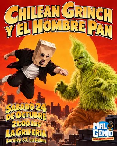 Chilean Grinch y El Hombre Pan