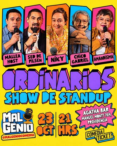 Ordinarios: Standup Comedy Malgenio