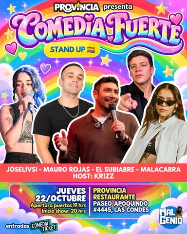 Comedia Fuerte: Joselivsi, Mauro Rojas y más