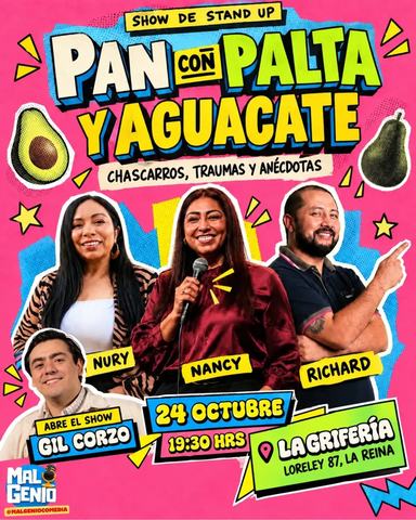 Pan con palta y aguacate