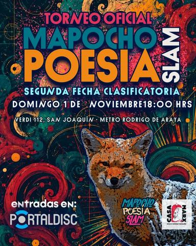 Mapocho Poesía Slam - 2da Fecha Clasificatoria