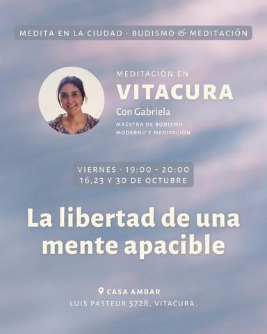 Kadampa Meditation Classes with Gabriela López