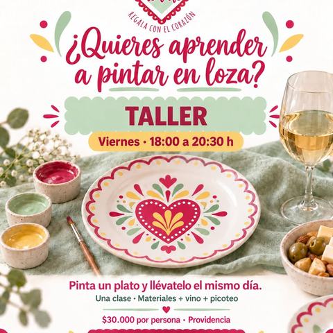 Taller Pintura en Loza