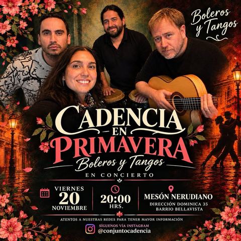 Cadencia in Spring: Boleros and Tangos