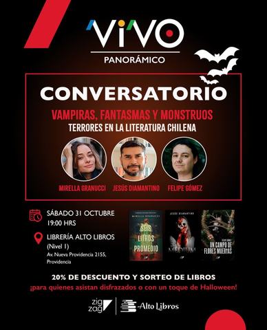 Conversatorio: Terrores en la literatura chilena