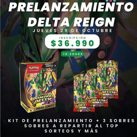 Prelanzamiento Pokémon TCG Delta Reign