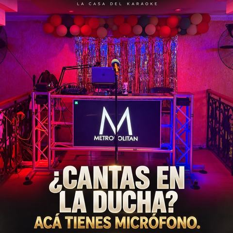 Karaoke en Metropolitan Restobar