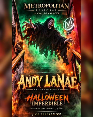 Halloween en Metropolitan con Andy LaNae