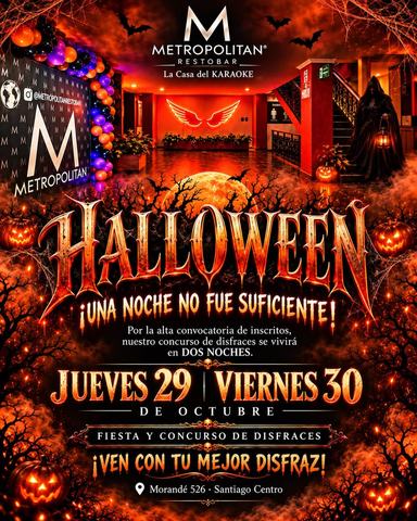 Halloween Karaoke en Metropolitan