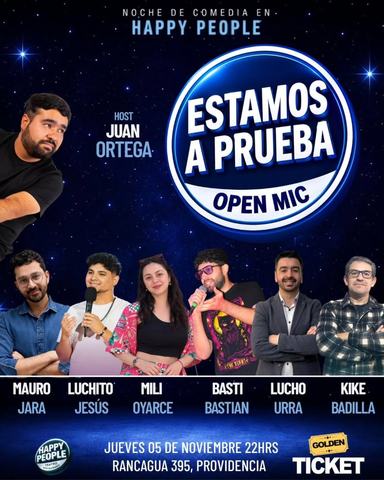 Estamos a Prueba Open Mic