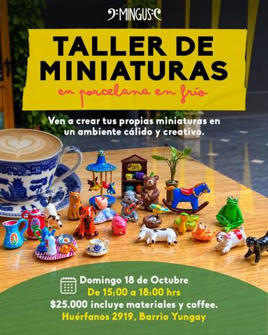 Taller de Miniaturas en Porcelana Fría