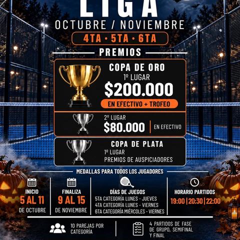 Liga de Pádel Octubre-Noviembre