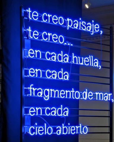 Te creo paisaje. Enrique Ramírez