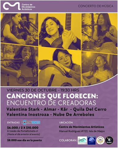 Canciones que florecen: Encuentro de Creadoras