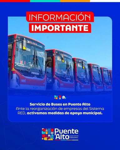 Buses de Apoyo Municipal Puente Alto