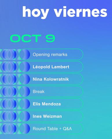 DATe: Léopold Lambert, Nina Kolowratnik y más